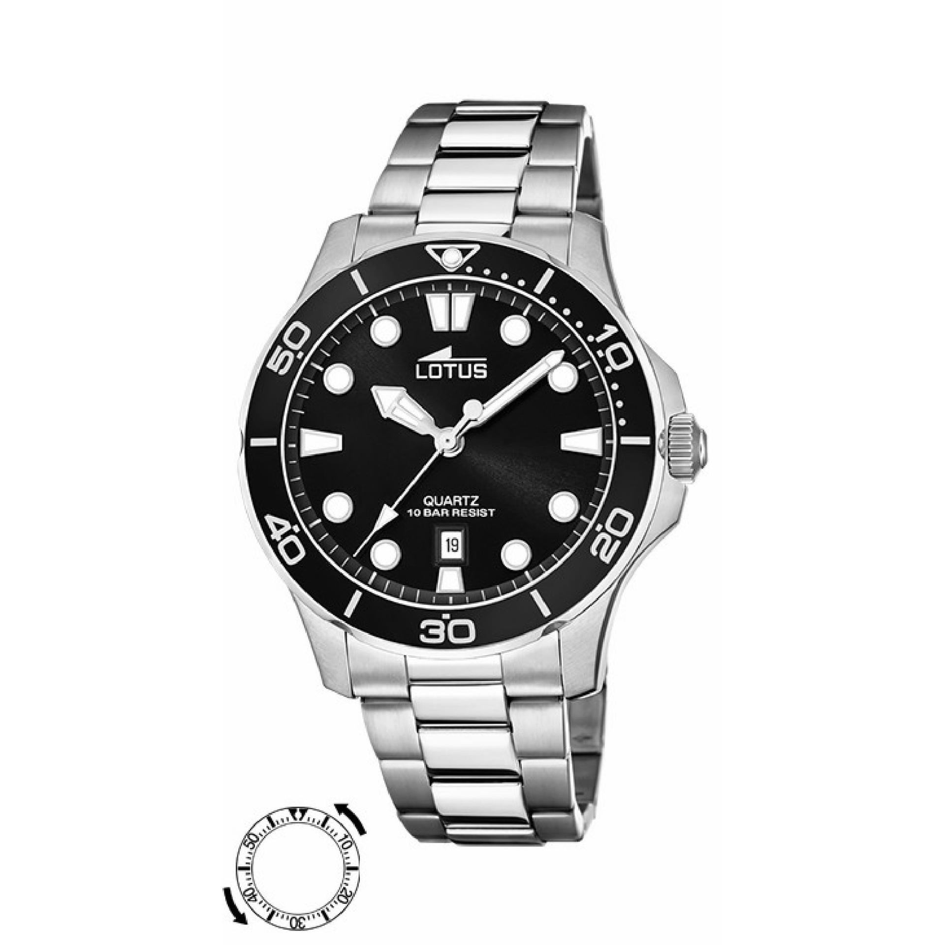 Reloj Lotus Excellent Hombre Acero Inoxidable