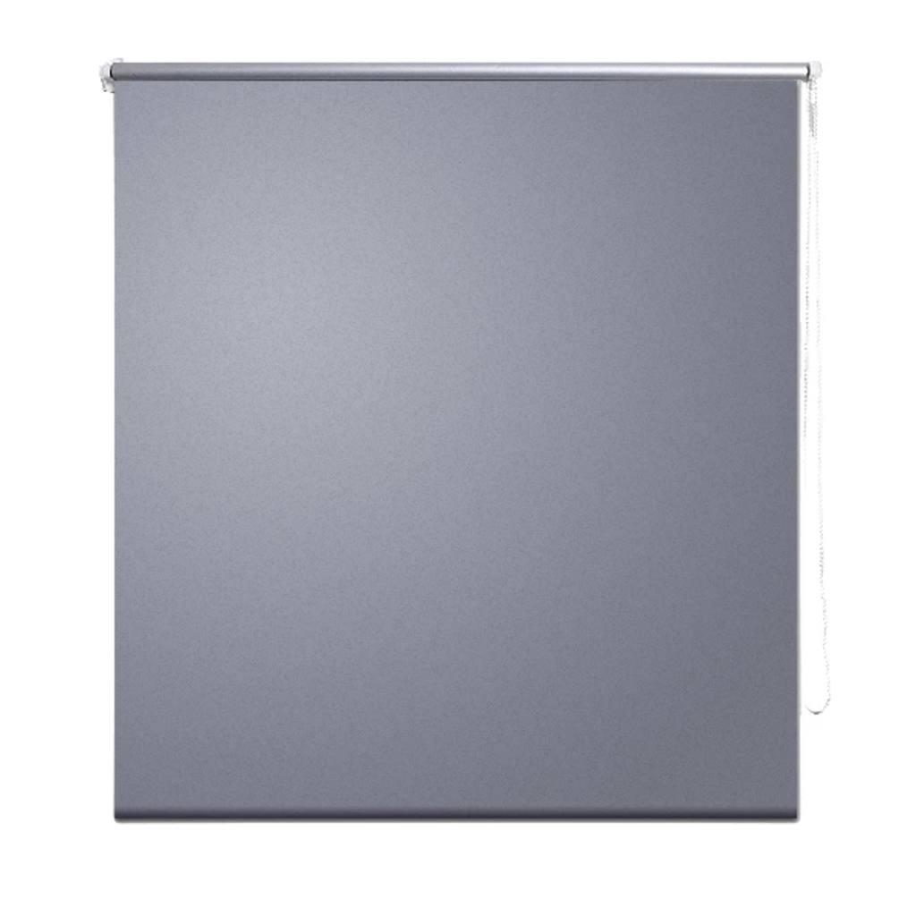 vidaXL Estor persiana enrollable 80 x 230cm para ventana Clip Seguridad Color Blanco,  Café,  Gris y mas