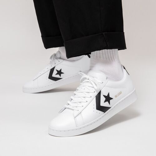 Converse Pro Leather Blancas de Cuero Suave para Mujer