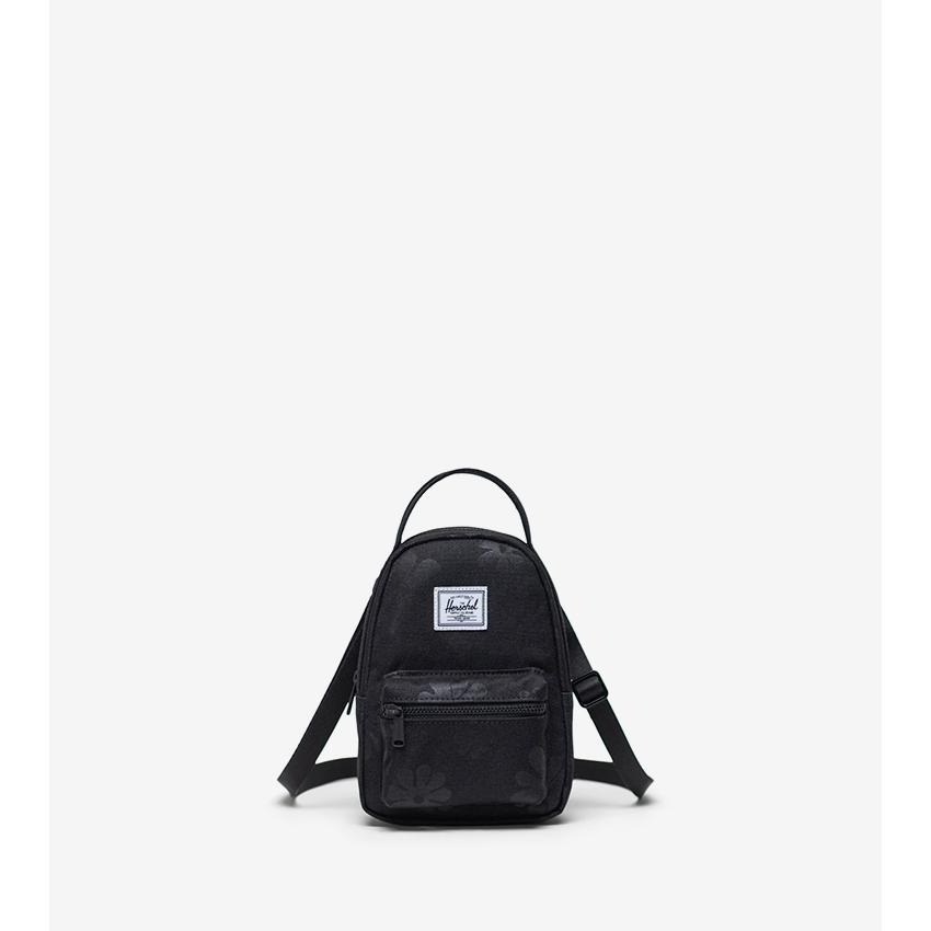 Bandolera Herschel Nova Crossbody 2L – Black Floral Sun