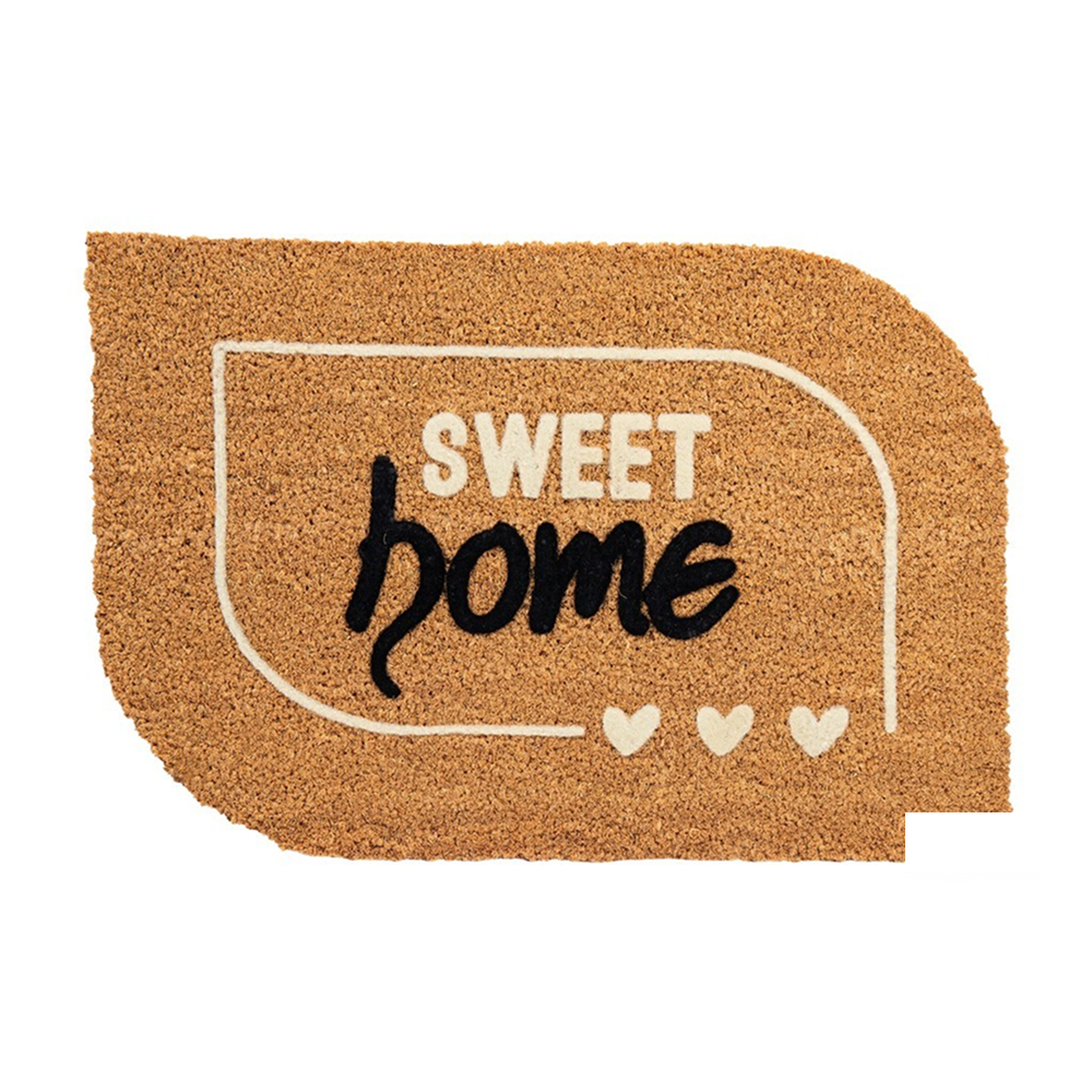 Felpudo Sweet Home 40x60 cm | 100% Fibra de Coco | Antideslizante