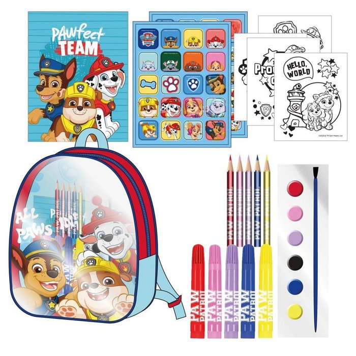 CERDA SET DE ACTIVIDADES EN MOCHILA PAW PATROL SET