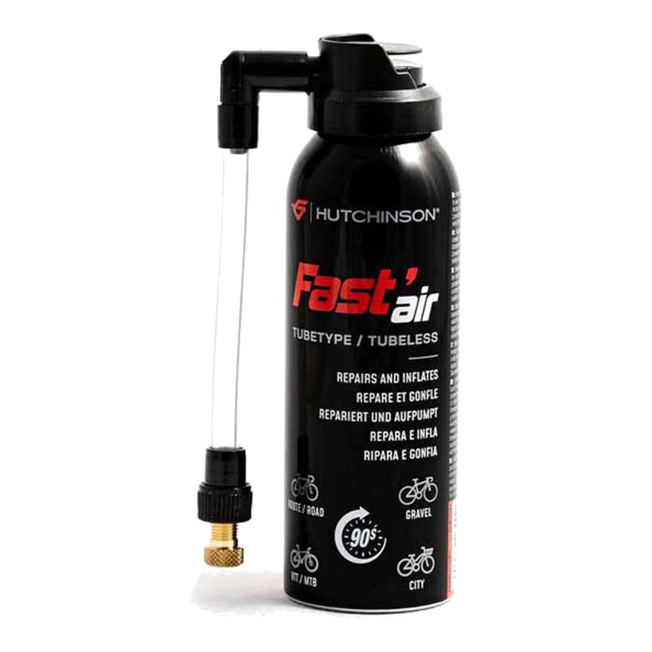 Spray Reparador E Inflador De Pinchazos Para Bicicleta Fastair 75 Ml 5675-0007