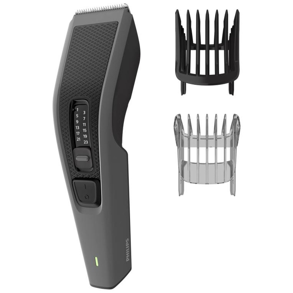 Philips - Cortapelos hombre HC3525/15 Series 3000 recargable con 13 ajustes de longitud cuchillas autoafilables para barba y cabeza