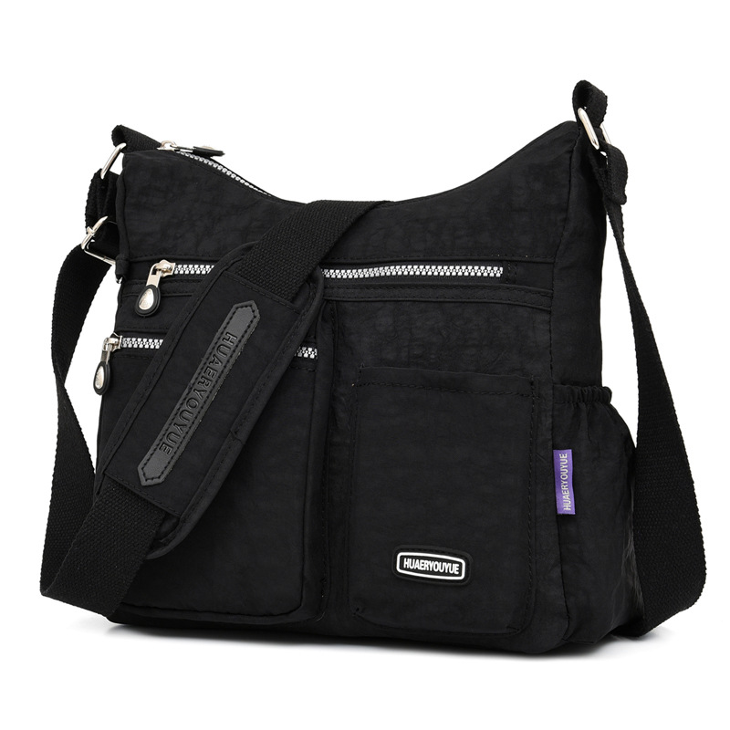 Bolso cruzado para mujer, bolso impermeable con múltiples bolsillos, bolso de hombro, mensajero grande ligero