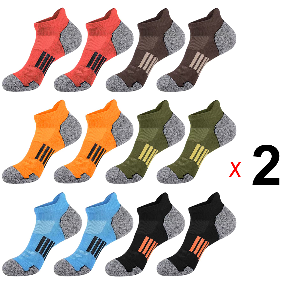 TK 12 Pares De Calcetines De Hombre De Malla Absorbente De Sudor Y Transpirable Calcetines Deportivos Delgados Cómodos Antideslizantes Resistentes Al Desgaste