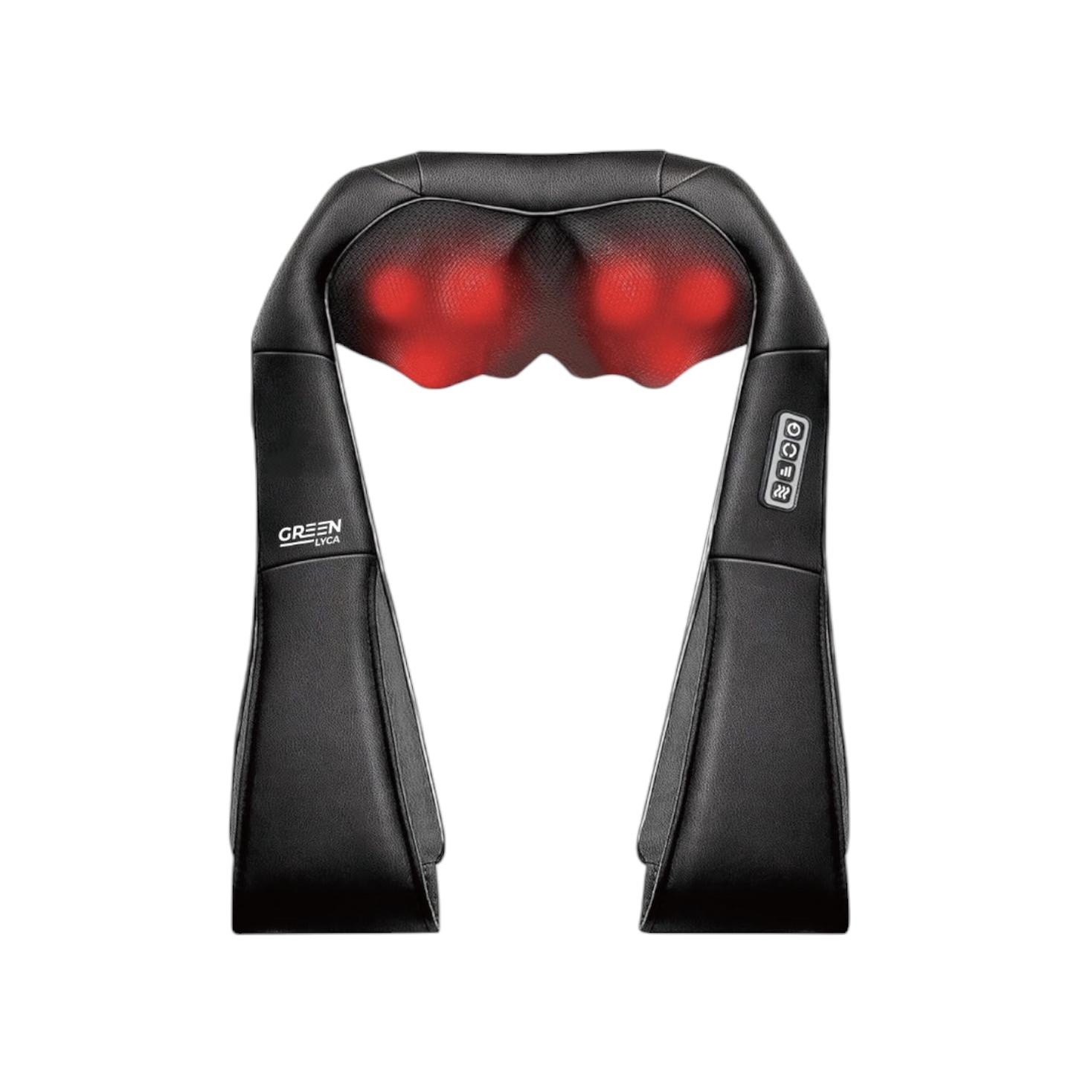 Masajeador Cervical y Espalda con Calor Relajante, Masajeador de Cuello, Hombros y Espalda para Dolor y Relajación, 3D Masaje de amasamiento giratorio.
