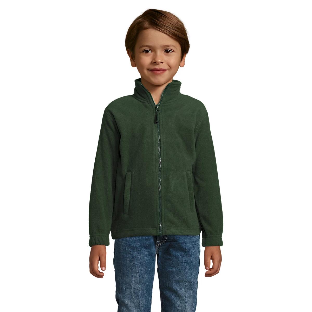 Chaqueta Forro Polar SOL'S North Kids para Niño y Niña – Chaqueta Térmica con Cremallera Completa y Cuello Alto, Abrigo Deportivo Ligero, Suave y Muy Cálido