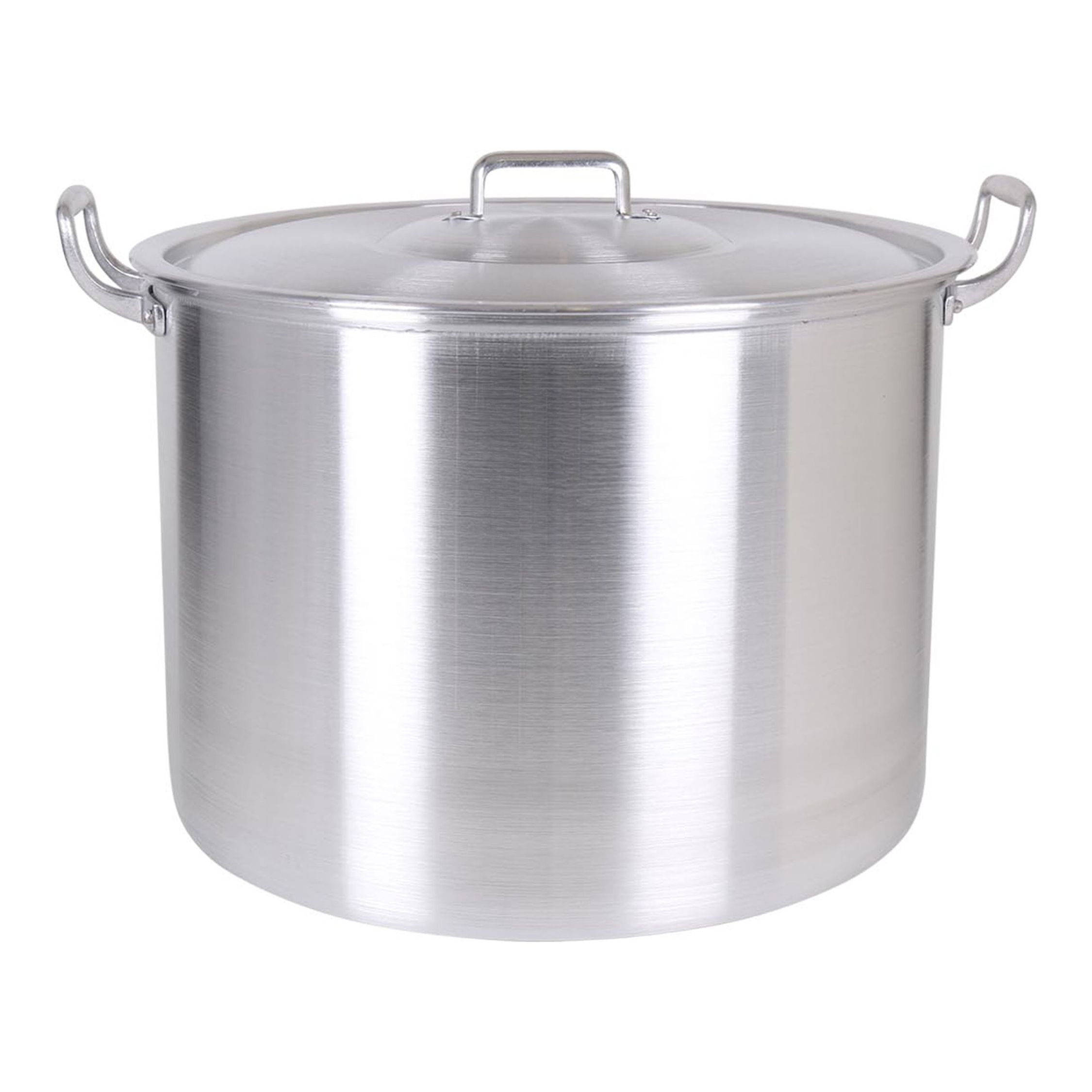VR - Olla con Tapa Aluminio 40CM - Olla de Aluminio Resistente y Duradera - Olla de Aluminio para Cocinar de Forma Eficiente - Olla de Aluminio con Tapa Hermética - Olla de Aluminio Versátil para Todo Tipo de Cocina