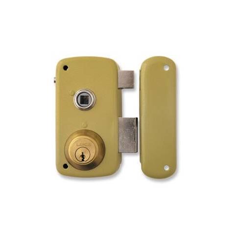 Cerradura sobreponer hierro esmaltado 5056-B/70I Lince