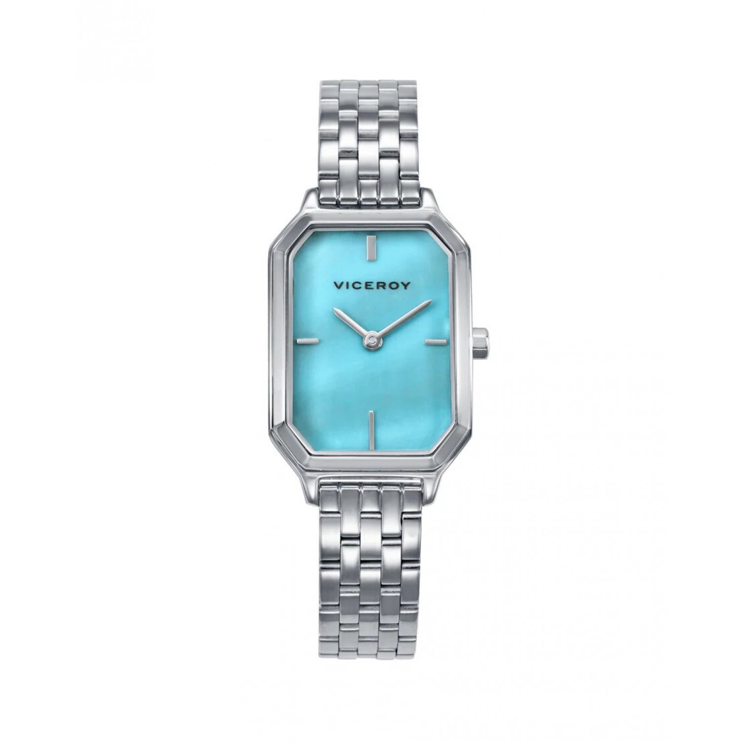 Viceroy Reloj caja de acero, brazalete de acero, movimiento cuarzo