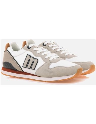 ZAPATILLAS SNEAKERS HOMBRE BLANCAS MUSTANG JOGGO CLASSIC 84467-C56404
