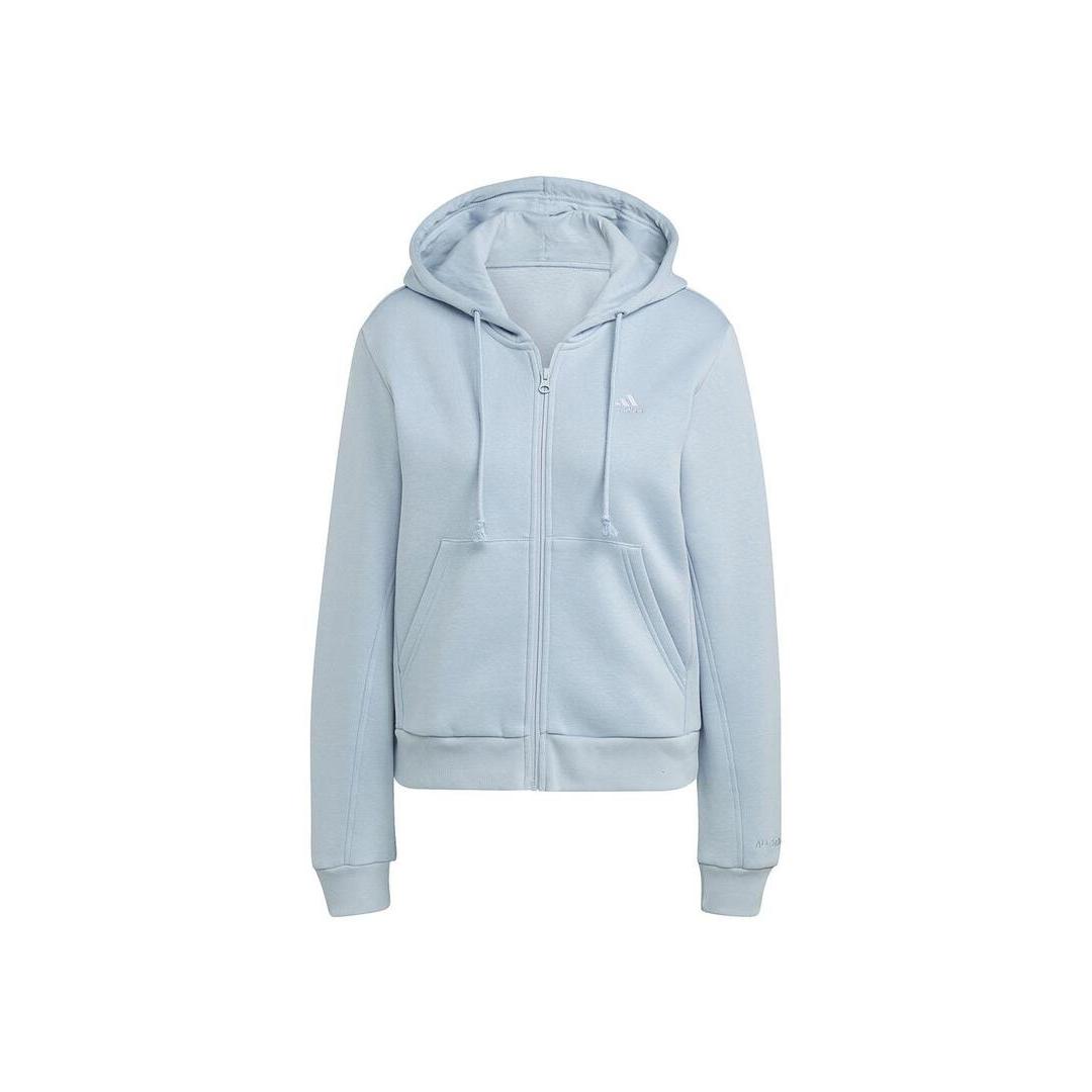 Sudadera Mujer Adidas All Szn Fz Celeste - Corte Clásico