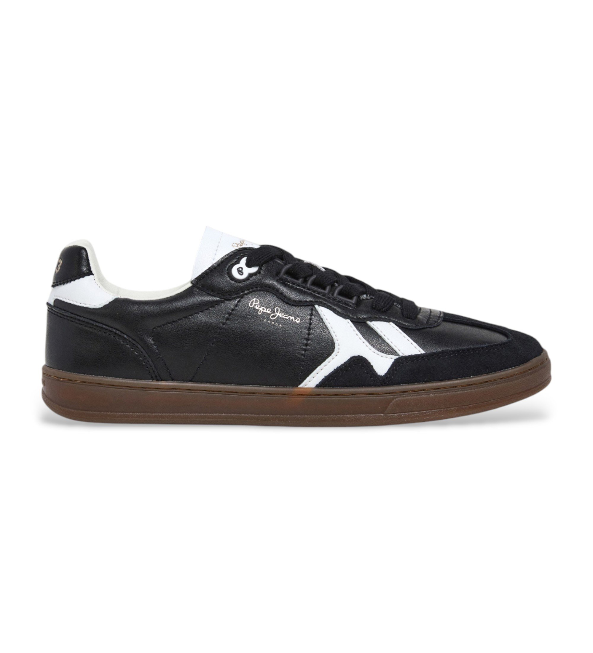 Pepe Jeans | Hombre | Zapatillas de piel Ball Class negro