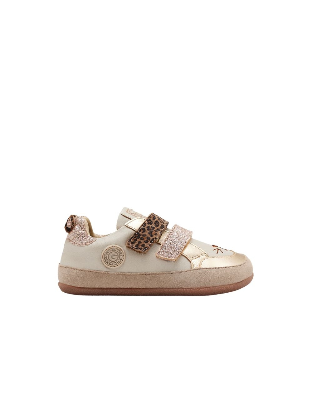 GIOSEPPO PAWLET RESPETUOSO PIEL VELCROS COMBI LEOPARDO-GLITTER 75027 75027 PAWLET   Gioseppo