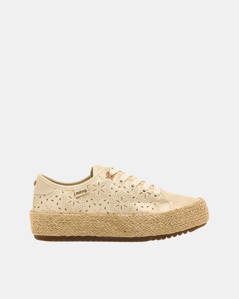 Alpargatas beige Mustang de mujer