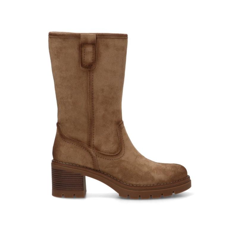 Bota Yulia - Mujer - Tacón Medio - Modelo 5017 - Color Taupe