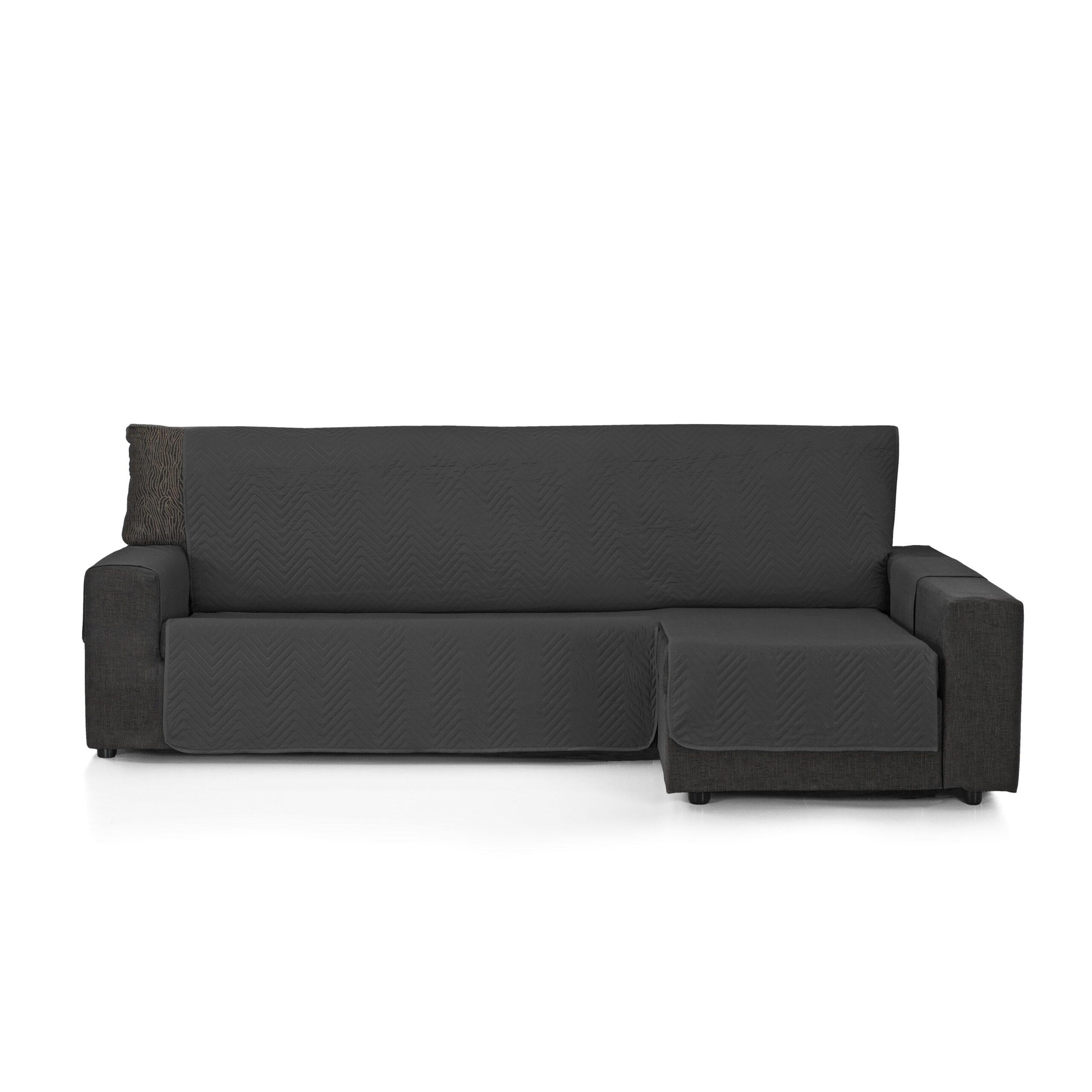 Funda Cubre Sofá Chaise Longue Mont - Válido para Chaise Longue Izquierdo y Derecho - Protector de sofá de arañazos - Fabricado en España - S&T Sofa Covers