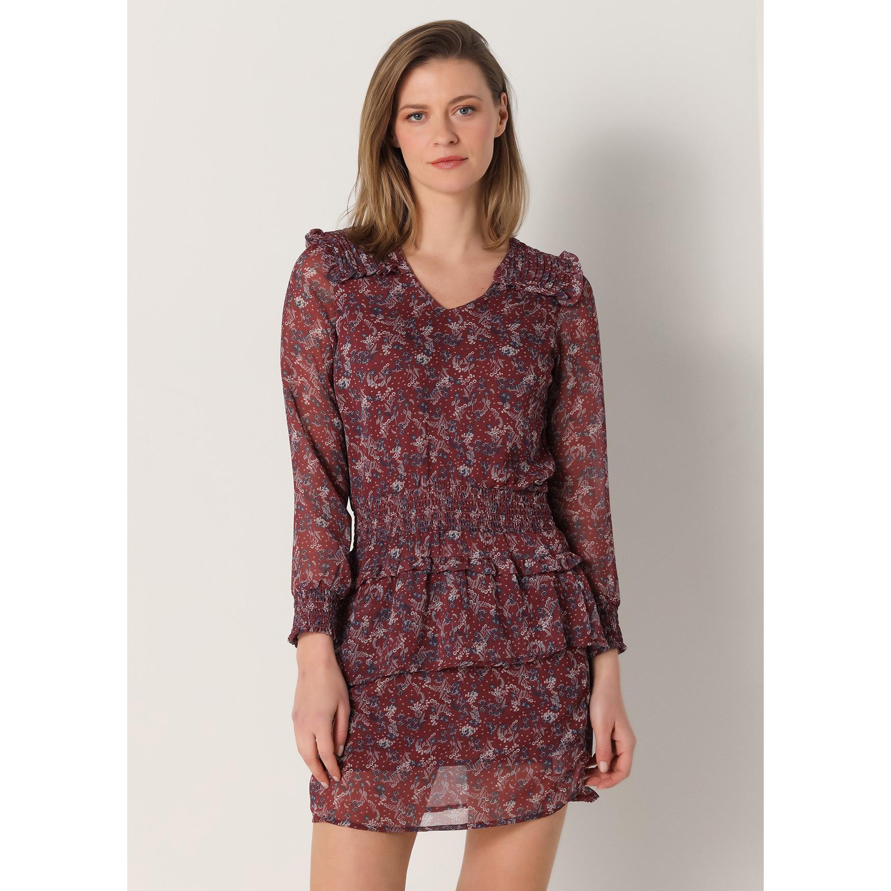 LOIS JEANS - Vestido corto con estampado floral