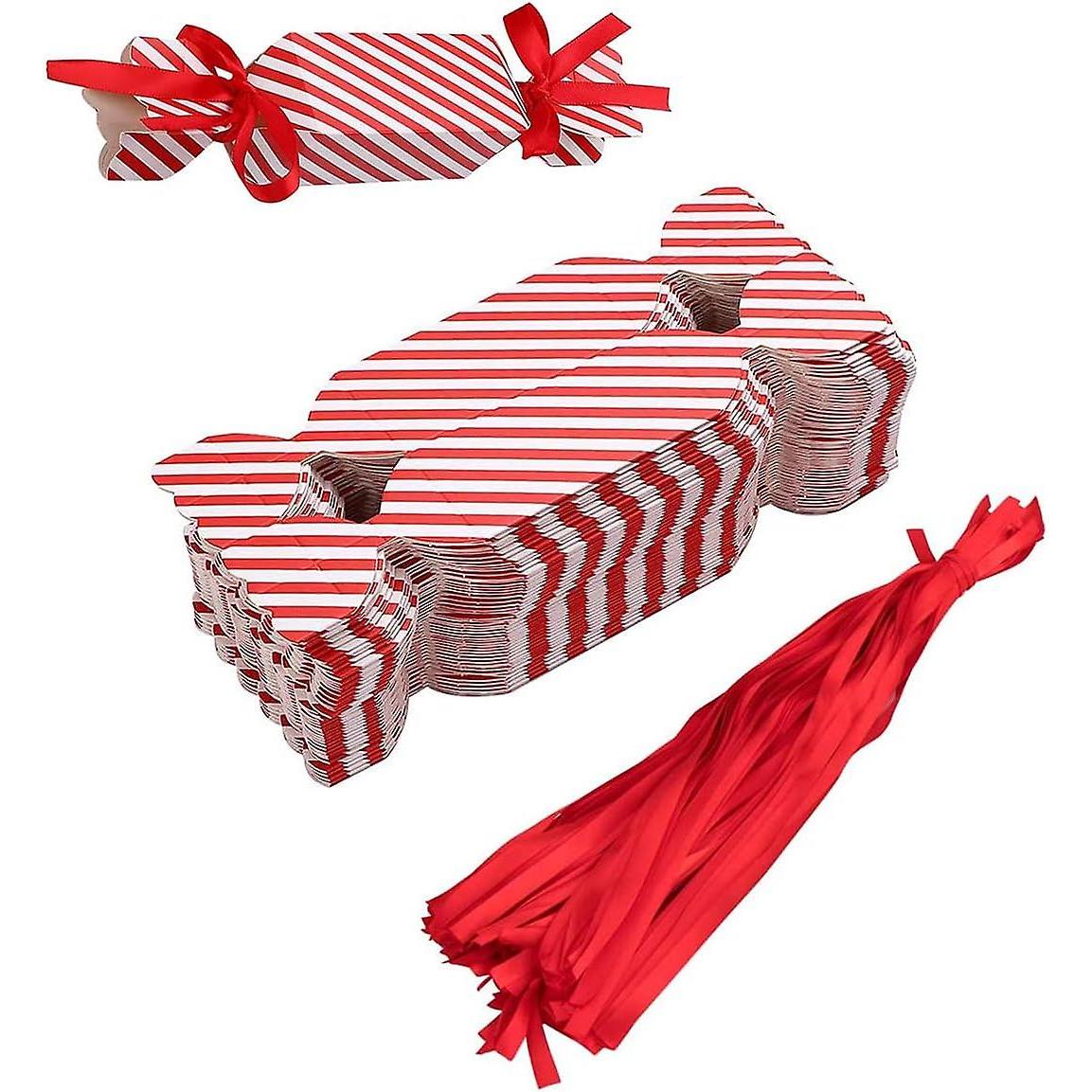 TK 50 cajas de dulces con cinta: cajas de regalo decorativas, de chocolate y dulces para hacer tú mismo