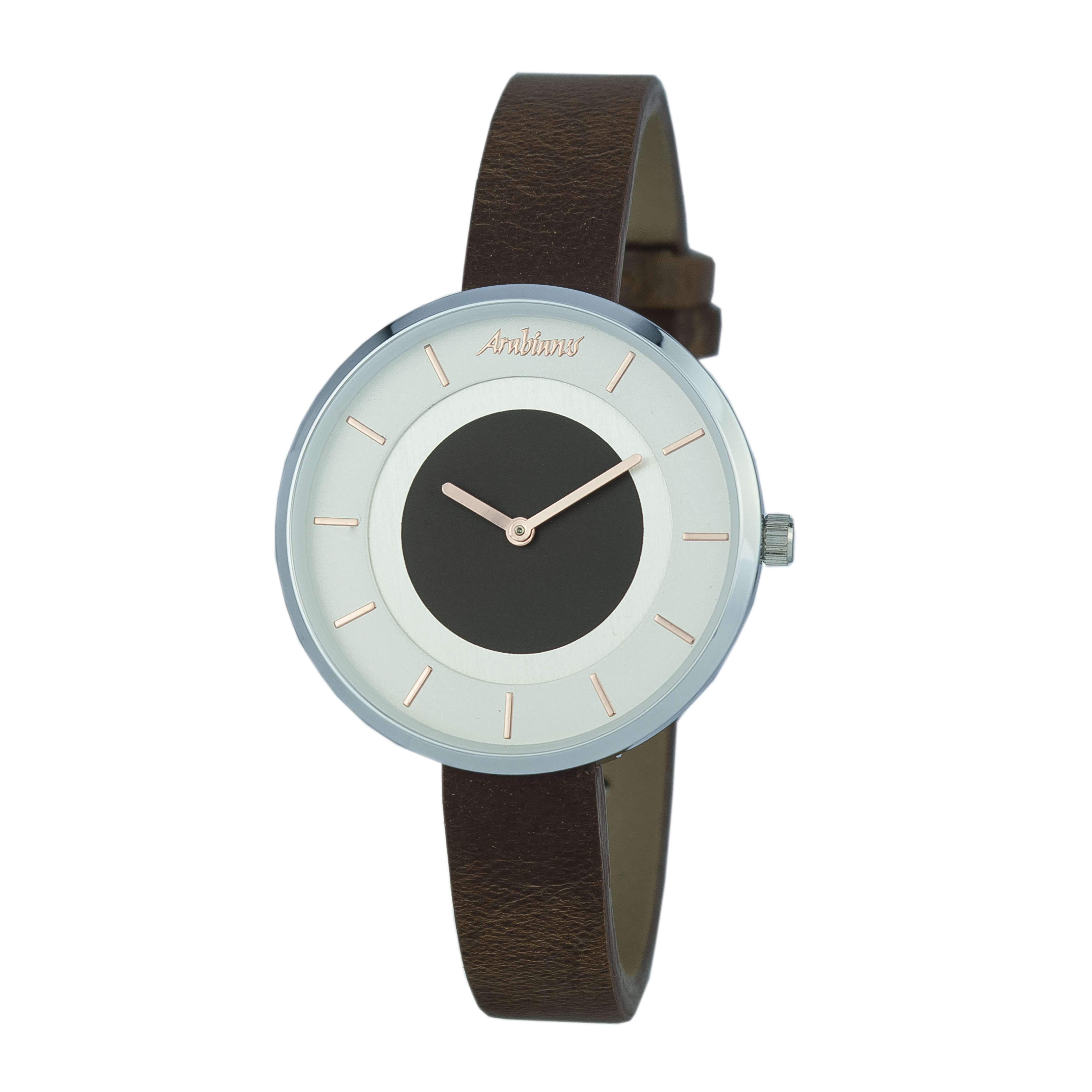 Arabians Reloj Mujer Analogico Cuarzo con Correa de Piel DBA2257M