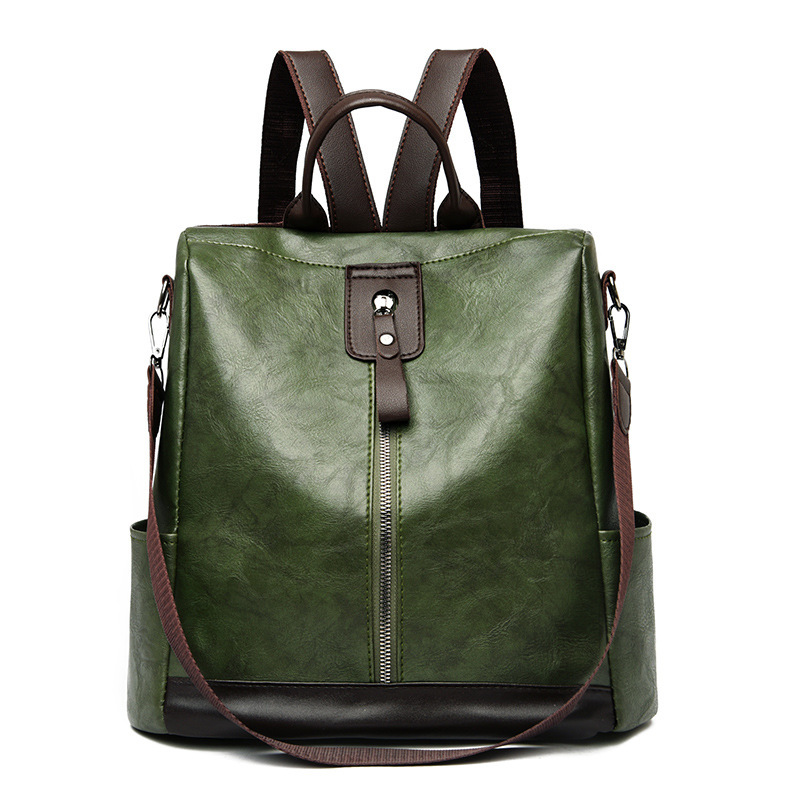 Mochila antirrobo de piel sintética para mujer, bolso de hombro de gran capacidad, bolsa de viaje, de alta calidad y con estilo