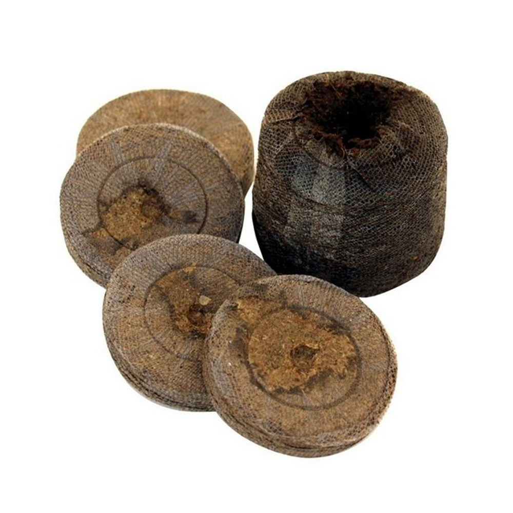 Jiffy Turba Prensada 33mm (Pack 25 Uds) Ideal para la germinación de semillas