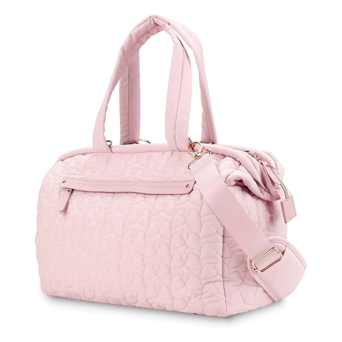 Bolsa de viaje, bolsa para equipo de exterior, diseño acolchado y bordado, gran capacidad (43 cm de largo * 15 cm de ancho * 30 cm de alto).