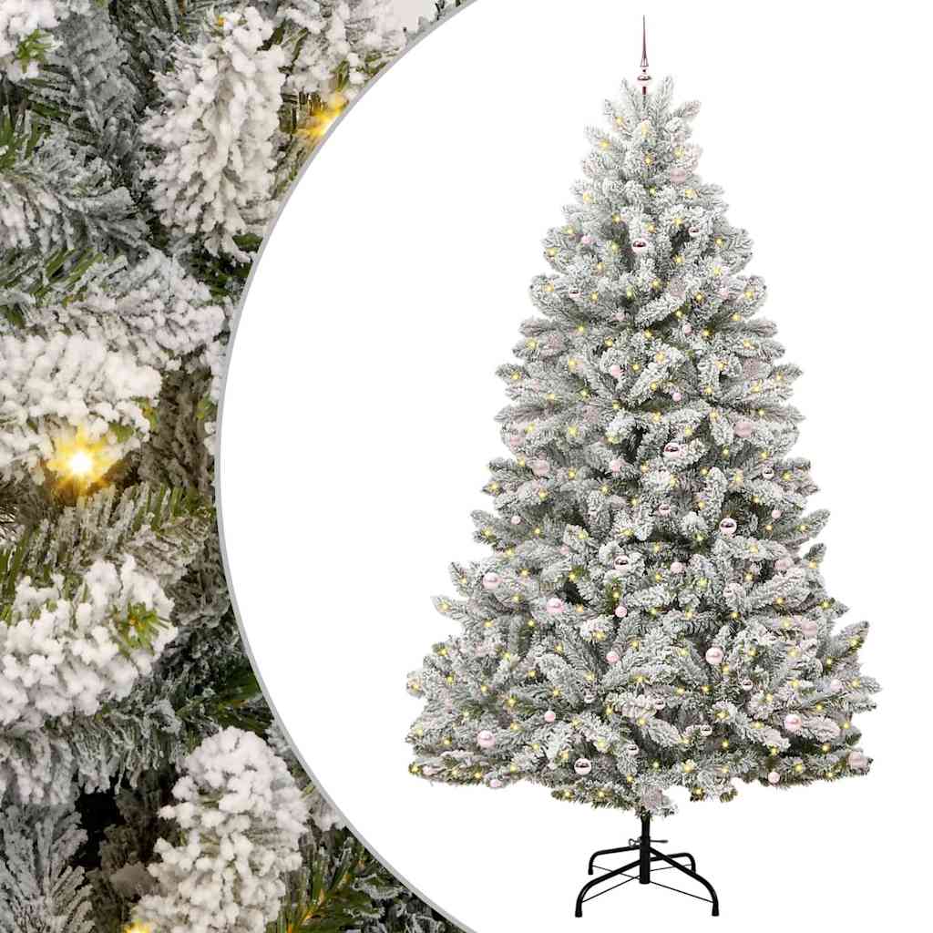 vidaXL Árbol de Navidad artificial 300 cm 300 LED Blanco Cálido