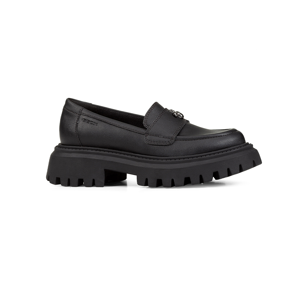 Colegiales Geox modelo J46M6E C9999 J Maquinnens en color Negro