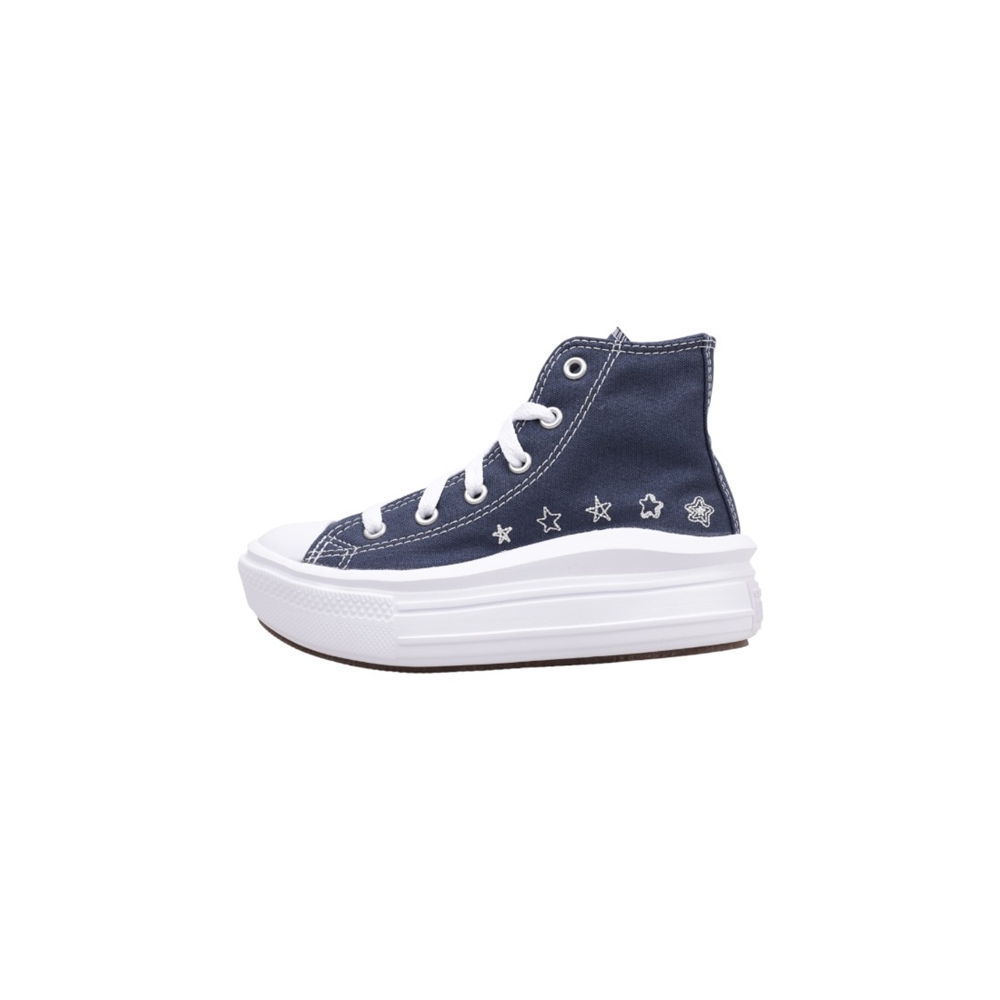 Converse CHUCK TAYLOR ALL STAR MOVE PLATFORM DOODLE STARS Deportivas Con Plataforma Niña Azul