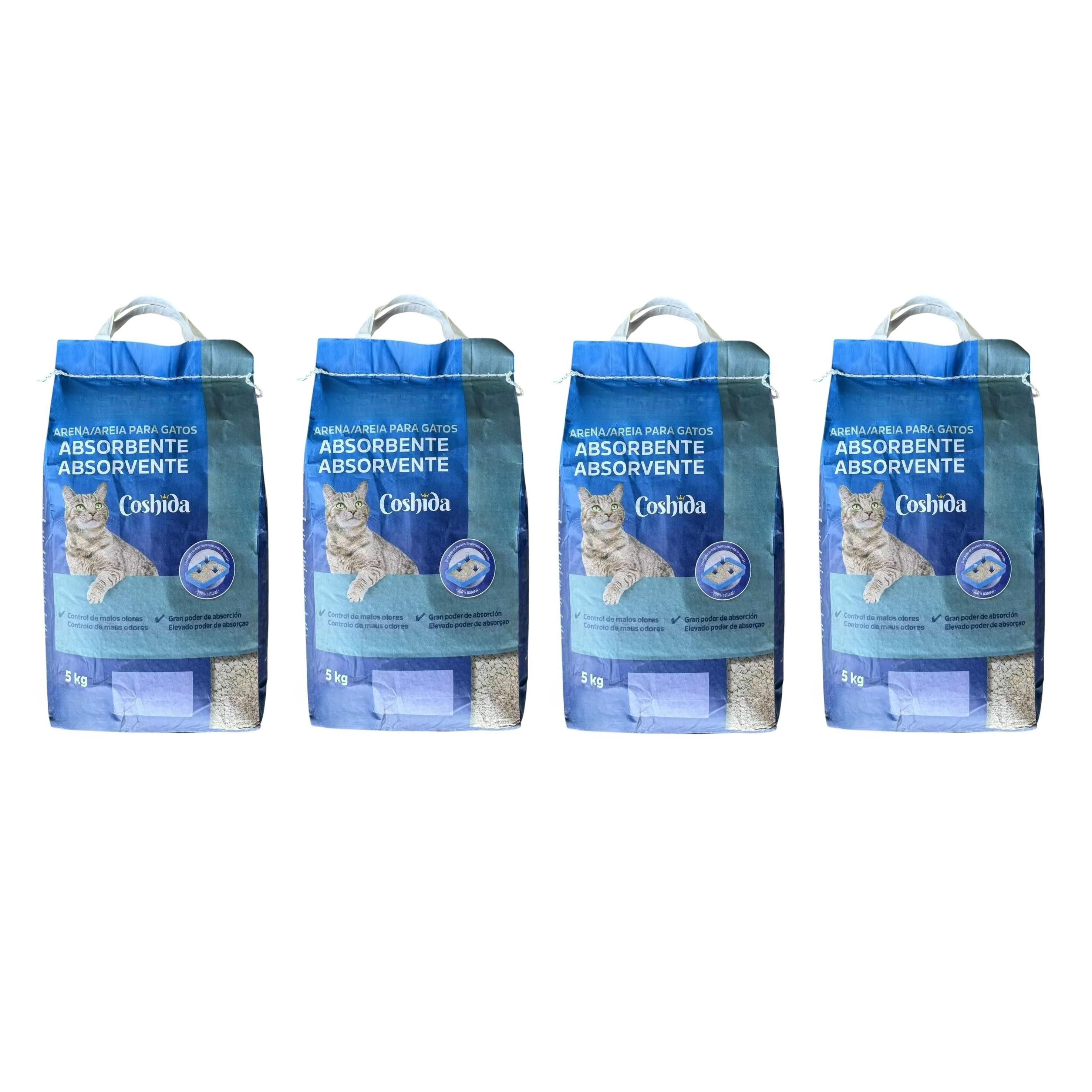 Arena para gatos para arenero absorbente controla propagacion bacterias 5 kg 8 l