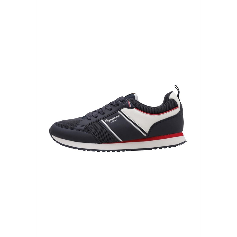 Pepe Jeans DUBLIN BRAND Deportivas Planas Hombre Azul