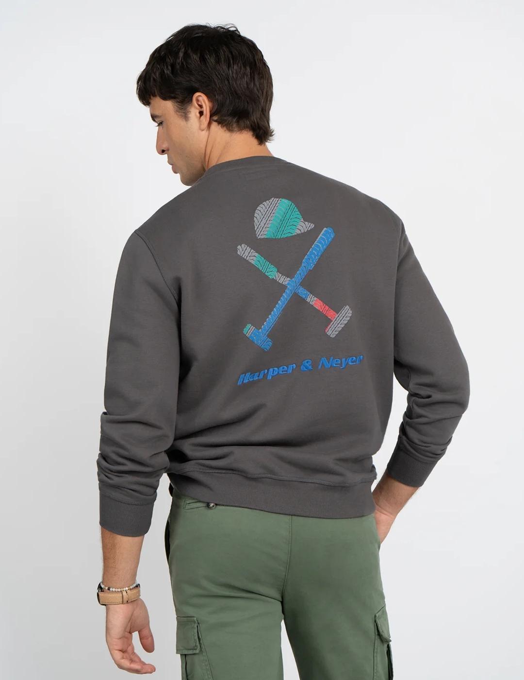 HARPER SUDADERA ANTRACITA REVLINE