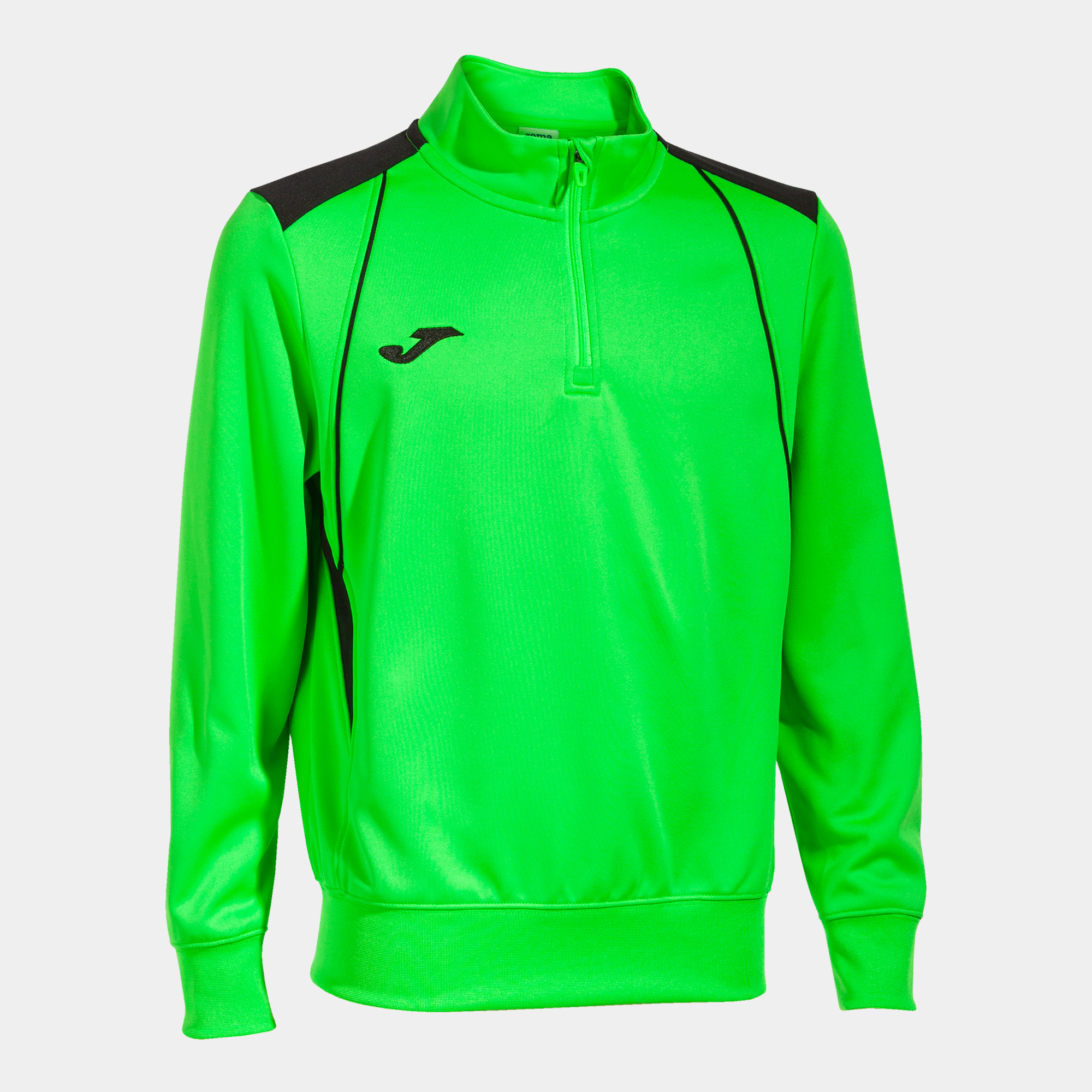 JOMA SUDADERA CHAMPIONSHIP VII VERDE FLÚOR NEGRO Talla 4 (6XS) Niño Junior