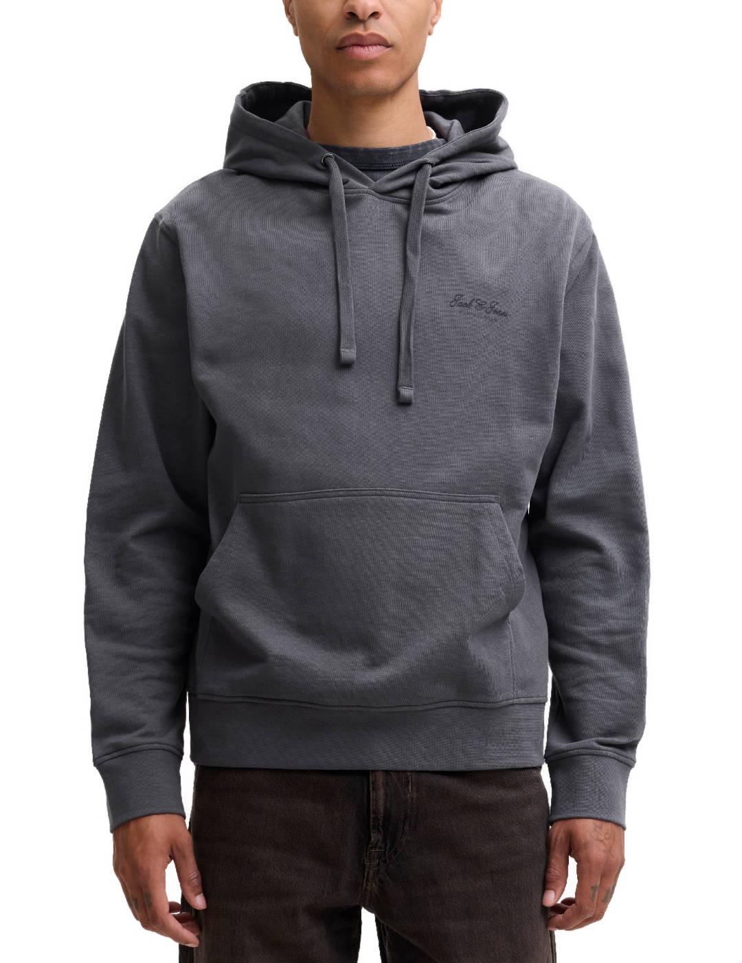 Sudadera Jack&Jones Archive capucha gris para hombre