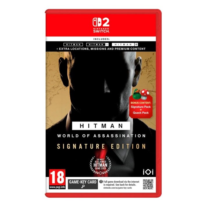 Juego Hitman: World of Assassination Signature Edition para Nintendo Switch 2 PAL EU - Nuevo Original Precintado