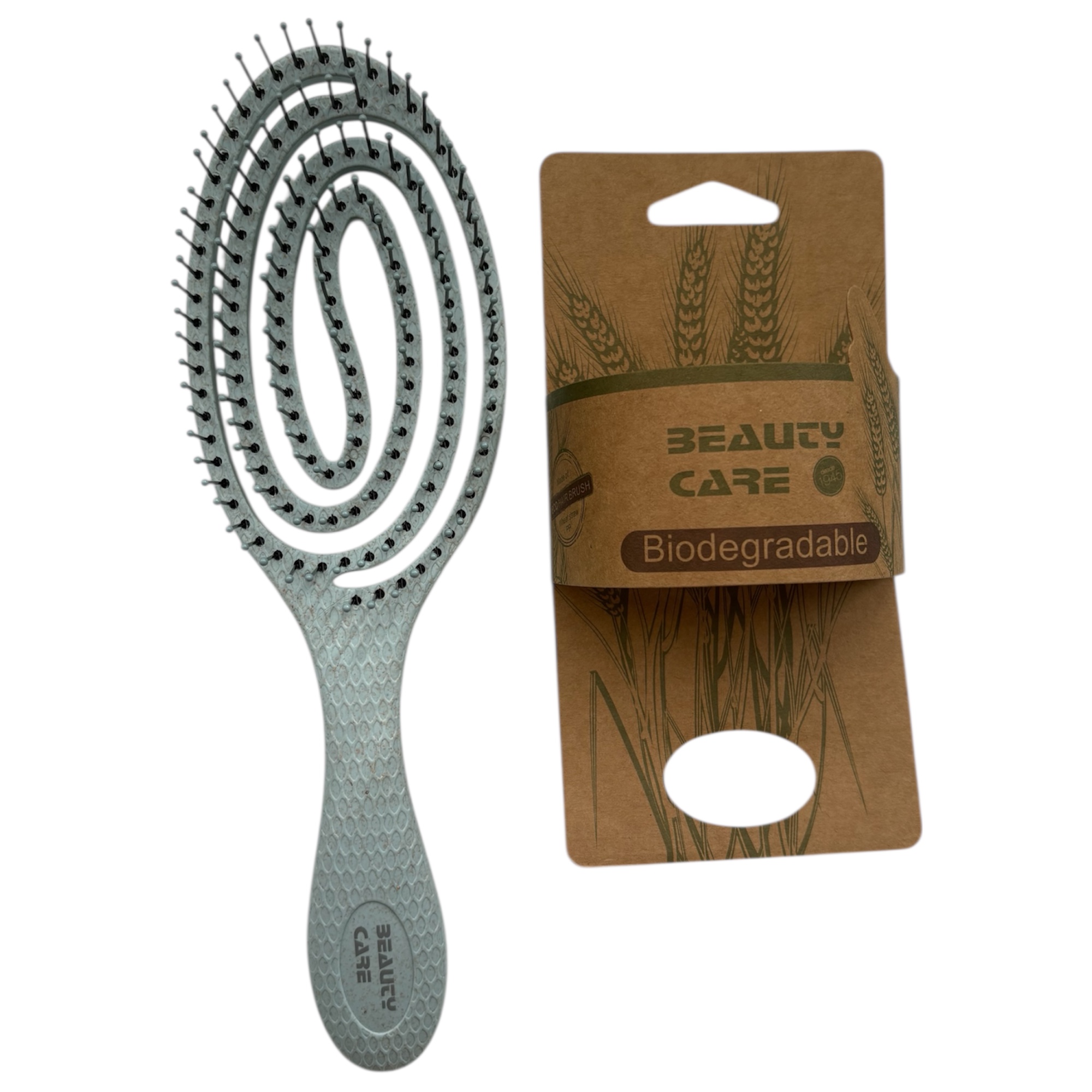 Cepillo Desenredante Biodegradable 🌿 | Antitirones, Masaje Capilar, Cabello Húmedo o Seco | Ligero y Eco-Friendly