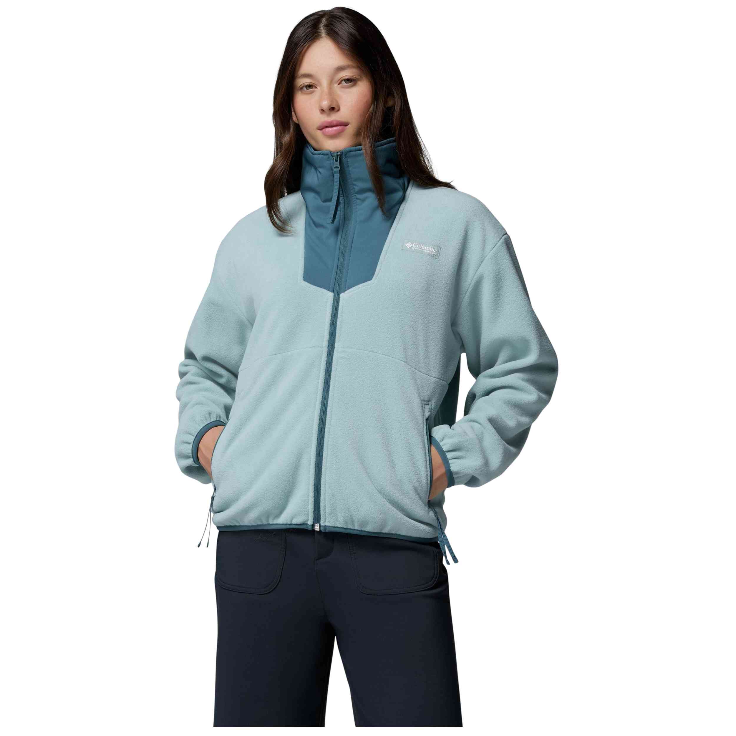 Textil Columbia modelo Sequoia Grove™ Full Zip Fleece en color Azul