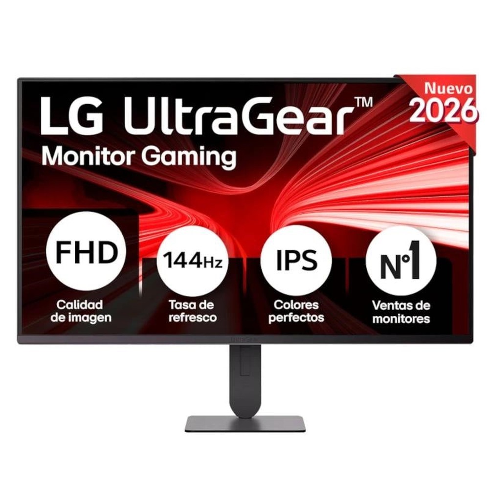 LG - Monitor 27 pulgadas IPS FHD 144 Hz con tecnología FreeSync y G-Sync Compatible, modelo 27U411B-B, HDMI, DisplayPort 1.4 y D-Sub