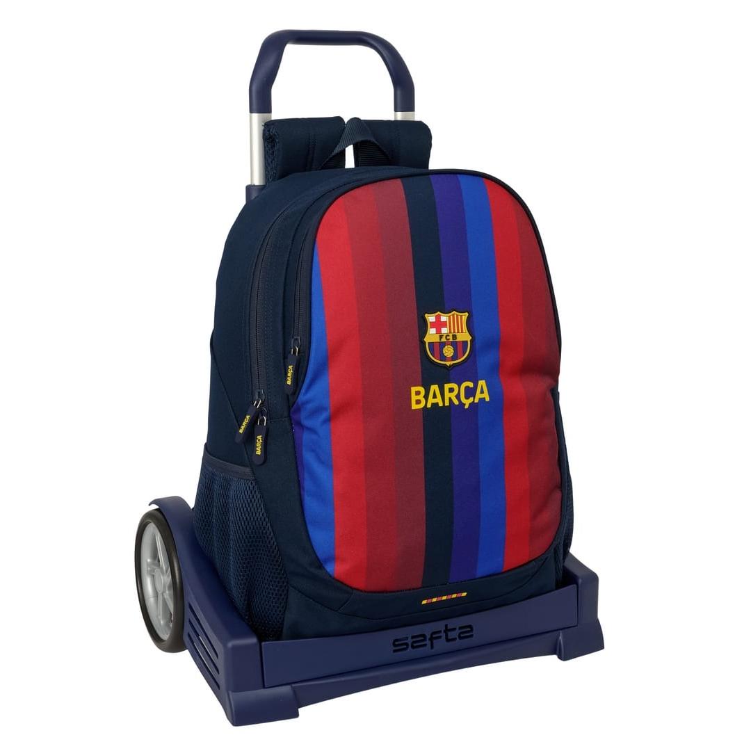 SAFTA | Mochilas Escolares FC Barcelona 1ª Equipación 26/27, Modelos Adaptable a Carro, con Ruedas, Guardería, Junior, Doble y Portátil 15,6″, Espalda Ergonómica Acolchada, Licencia Oficial