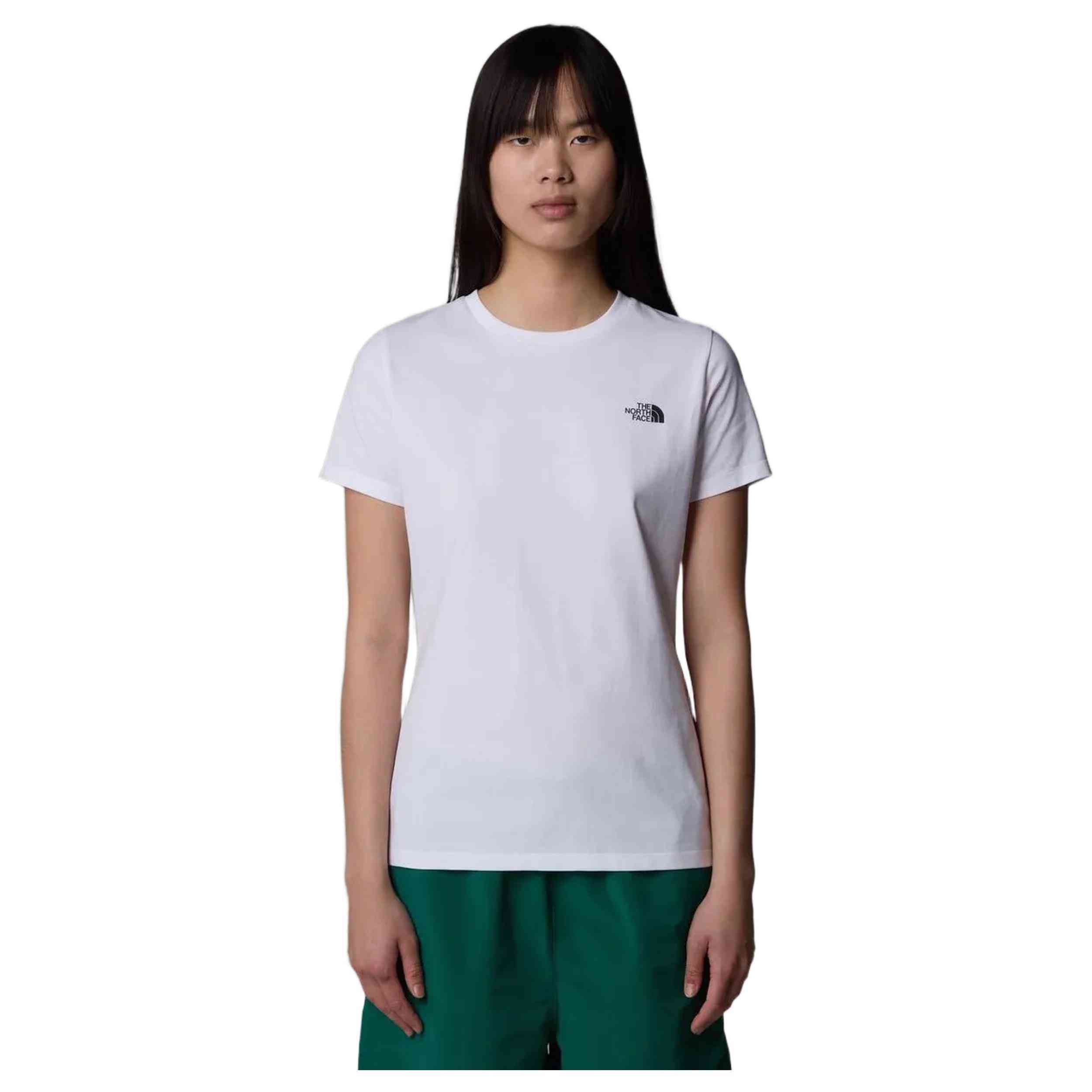 Camisetas De Manga Corta The North Face modelo NF0A87NHFN41 para Mujer en color Blanco