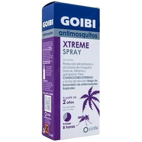 GOIBI XTREME FORTE REPELENTE DE INSECTOS  1 SPRAY 75 ml