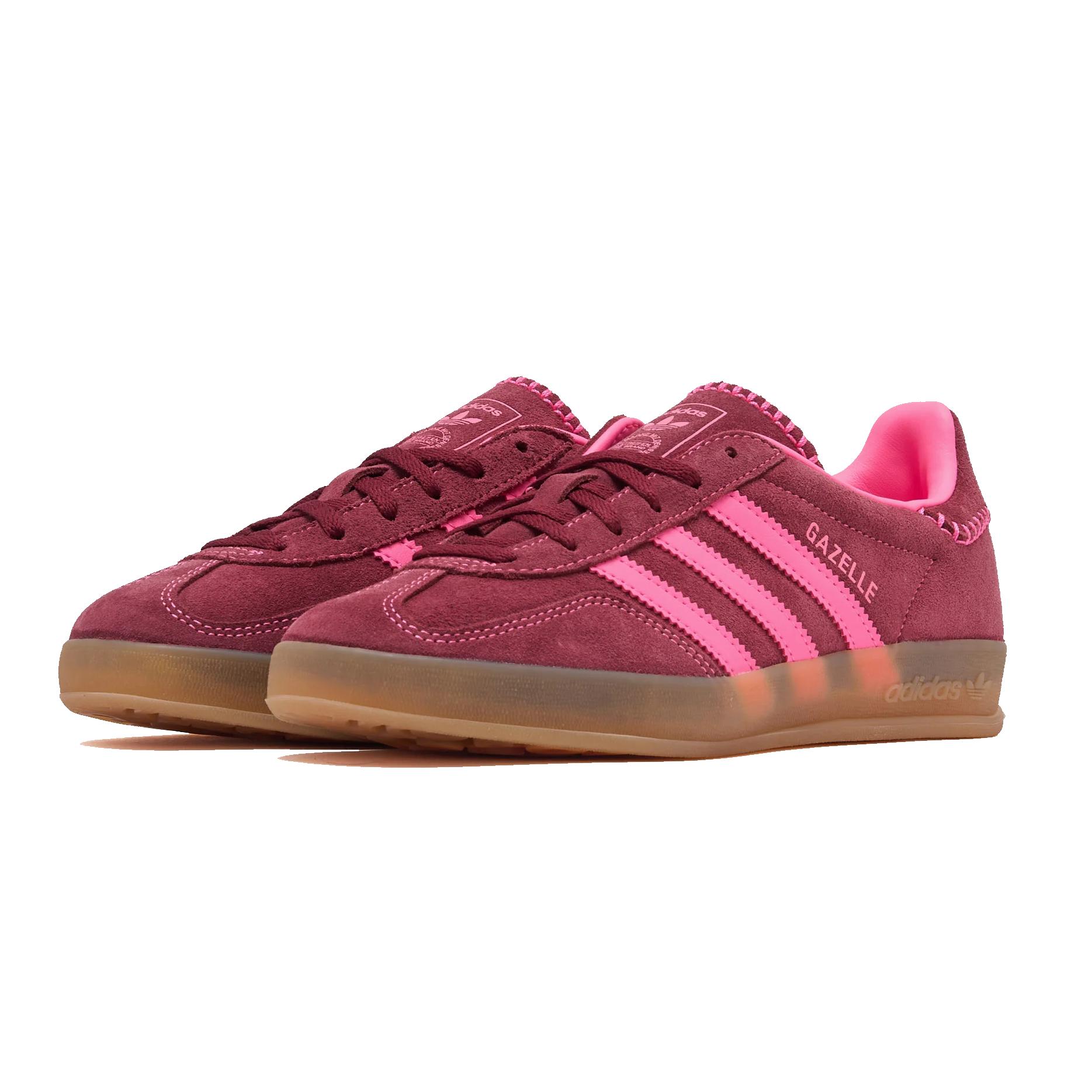 Adidas Gazelle Indoor Damen Lucid Pink, Noble Maroon & Lucid Pink