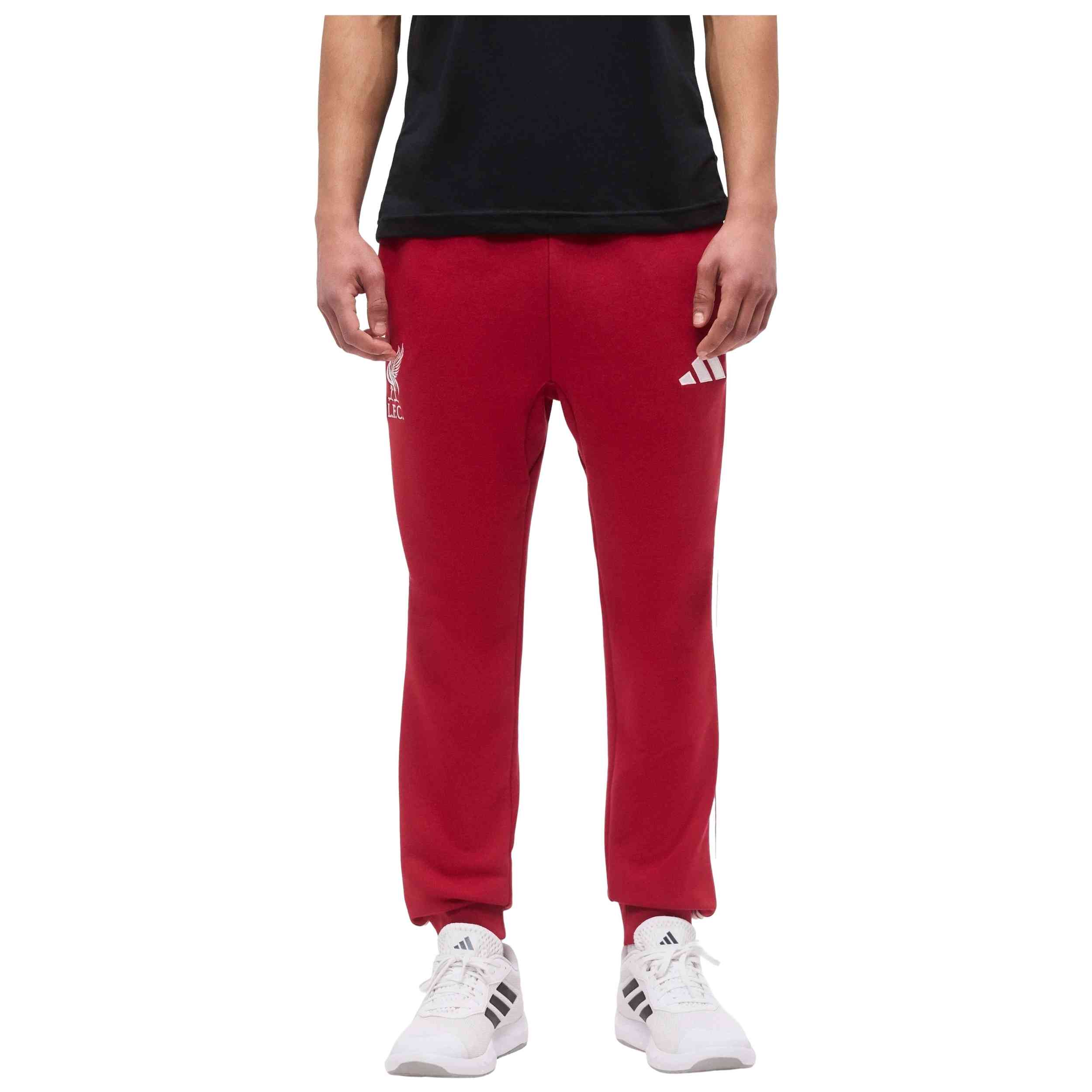 Pantalon De Chandal Adidas modelo Liverpool FC DNA "Active Maroon" para hombre y mujer en color Rojo