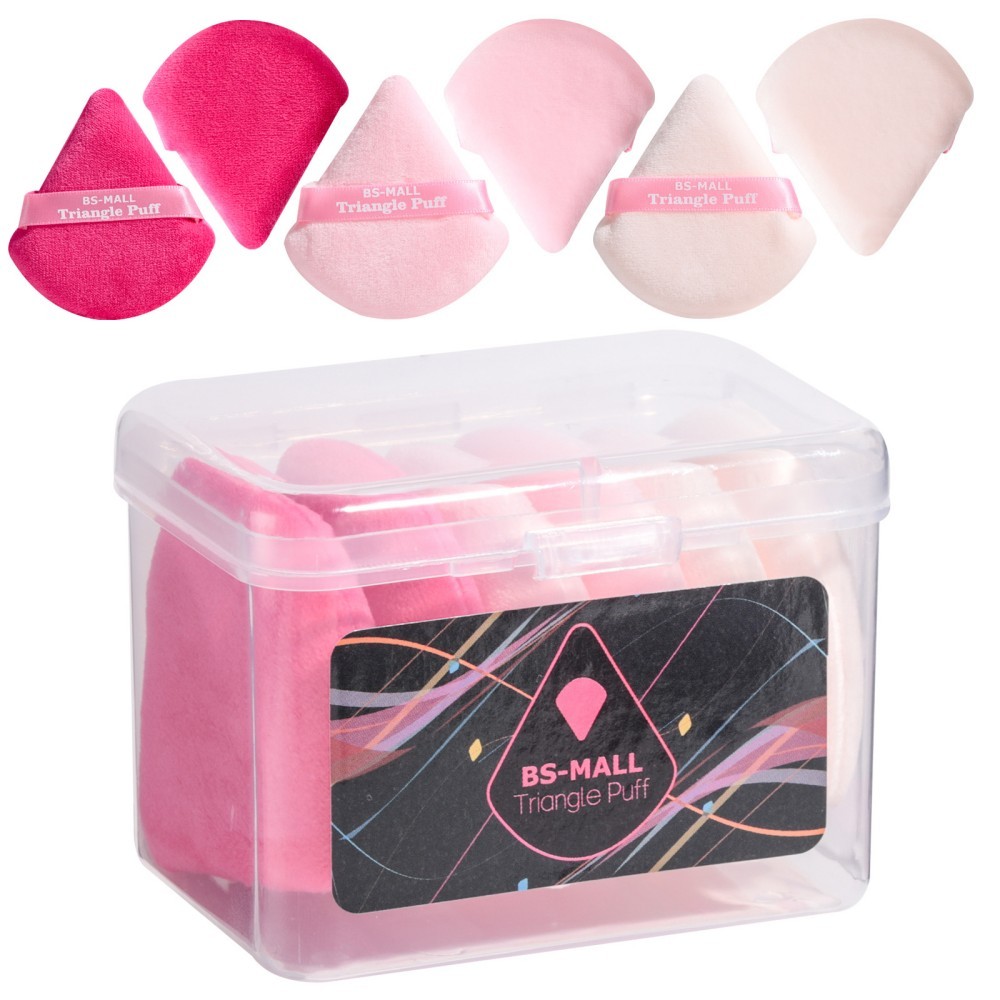 TK Esponja de maquillaje seis en uno con cámara de aire, base BB espesa, polvos sueltos, seca y húmeda, esponja de maquillaje de doble uso, borla de maquillaje