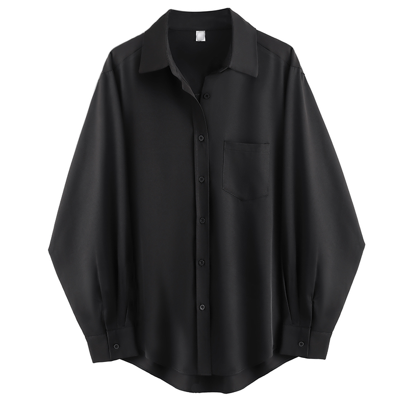 TK Zadily Camisa Blanca Básica Para Mujer 2023 Primavera Minimalista Elegante Sobre Talla Manga Larga Botones Suelta Tunic Blouse Ropa