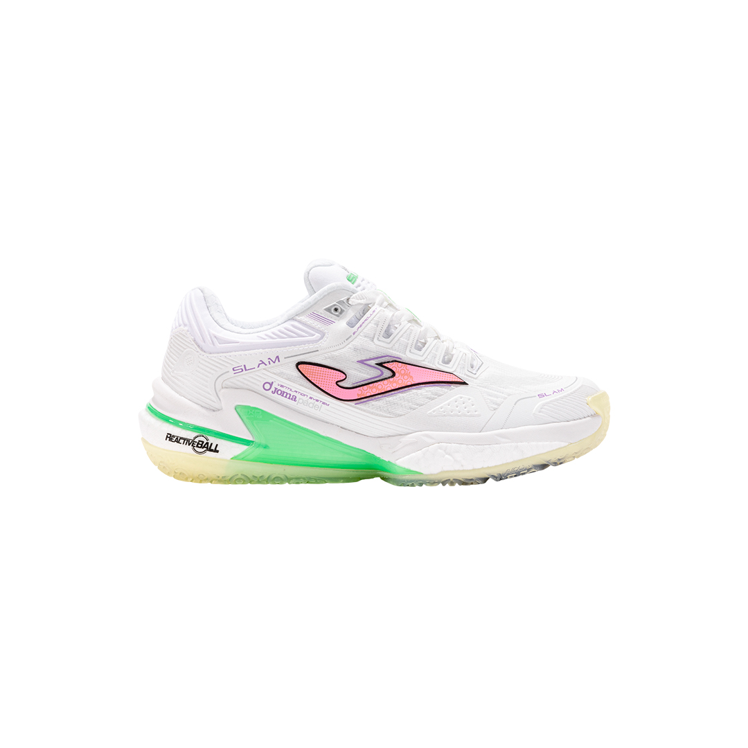 Zapatillas de pádel Joma Slam Lady 2502 Blanco Omni
