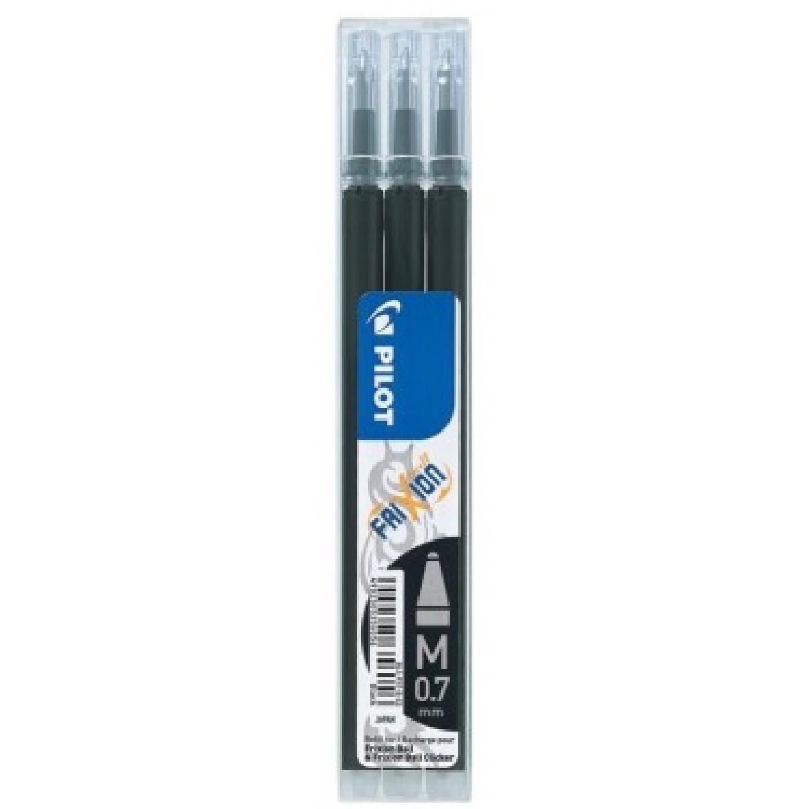 Pilot Frixion Clicker - Bolígrafo Borrable con Sistema de Fricción - Punta de Bola 0.7 mm -- Tinta que Desaparece - No Mancha, No Daña el Papel - Ideal para Todas las Edades