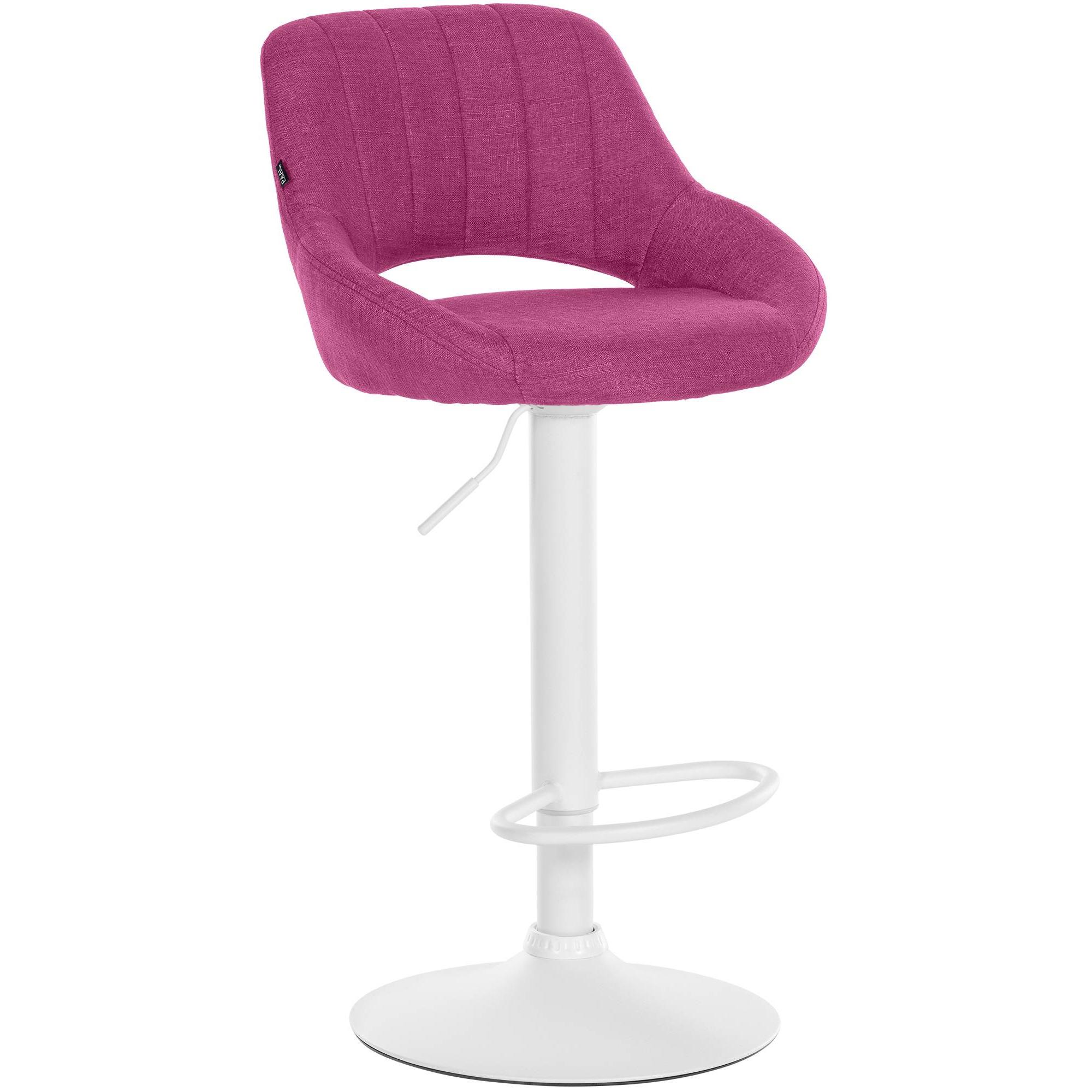 Barhocker Milet Stoff wei